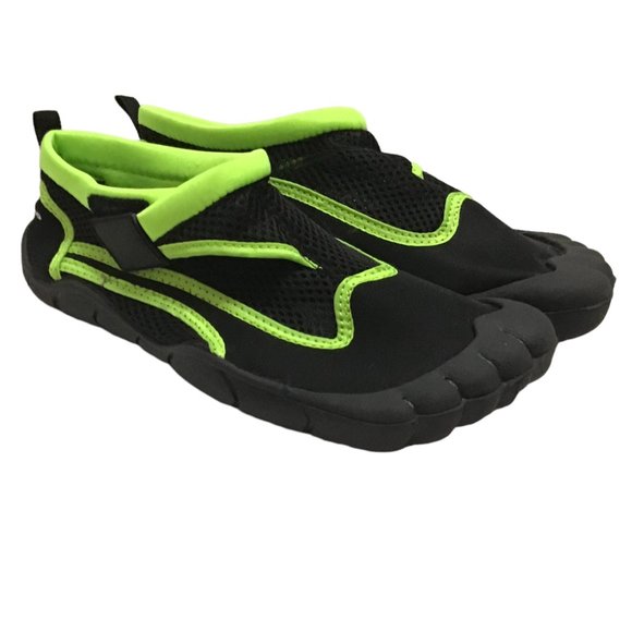 Shoes Hydropro 3 Water Shoes Toes Womens Sz 9 Black With Green Ocean